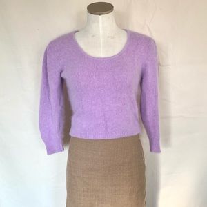 Vintage Lilac Angora Sweater
